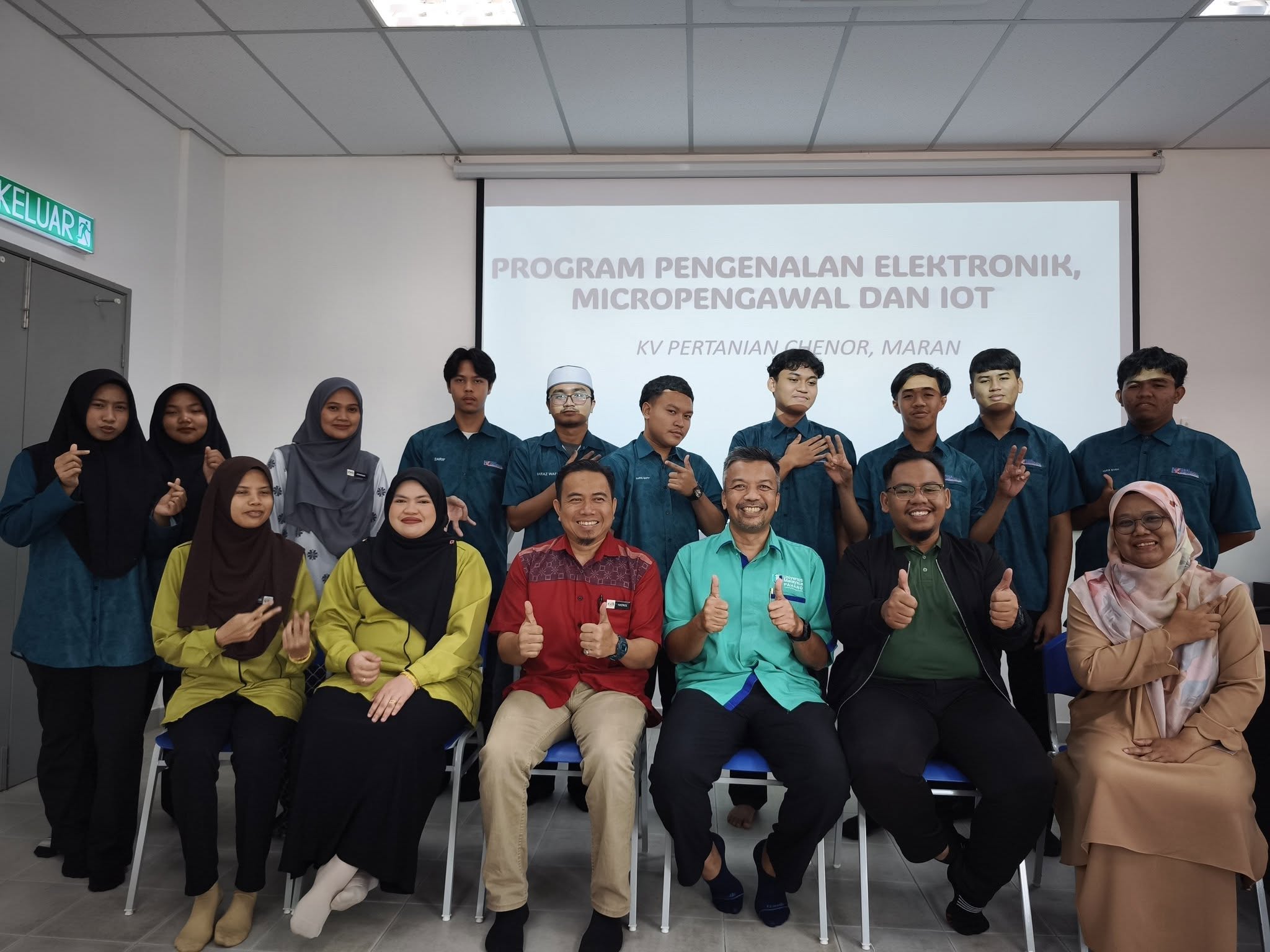 Program Pengenalan Elektrik, Mikropengawal dan IoT di KV (Pertanian) Chenor